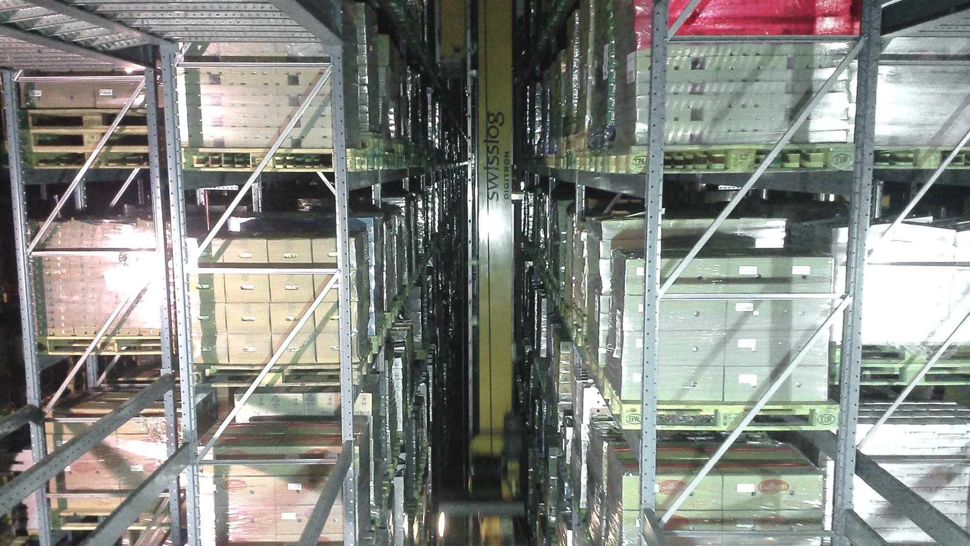 Temperature Controlled high bay warehouse Galbani Italy
