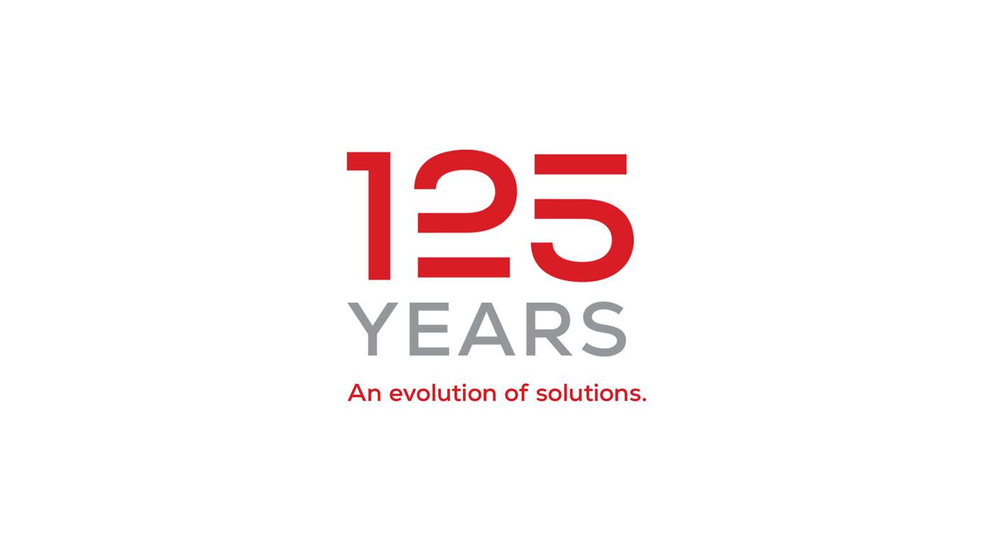 Swisslog's 125th anniversary logo