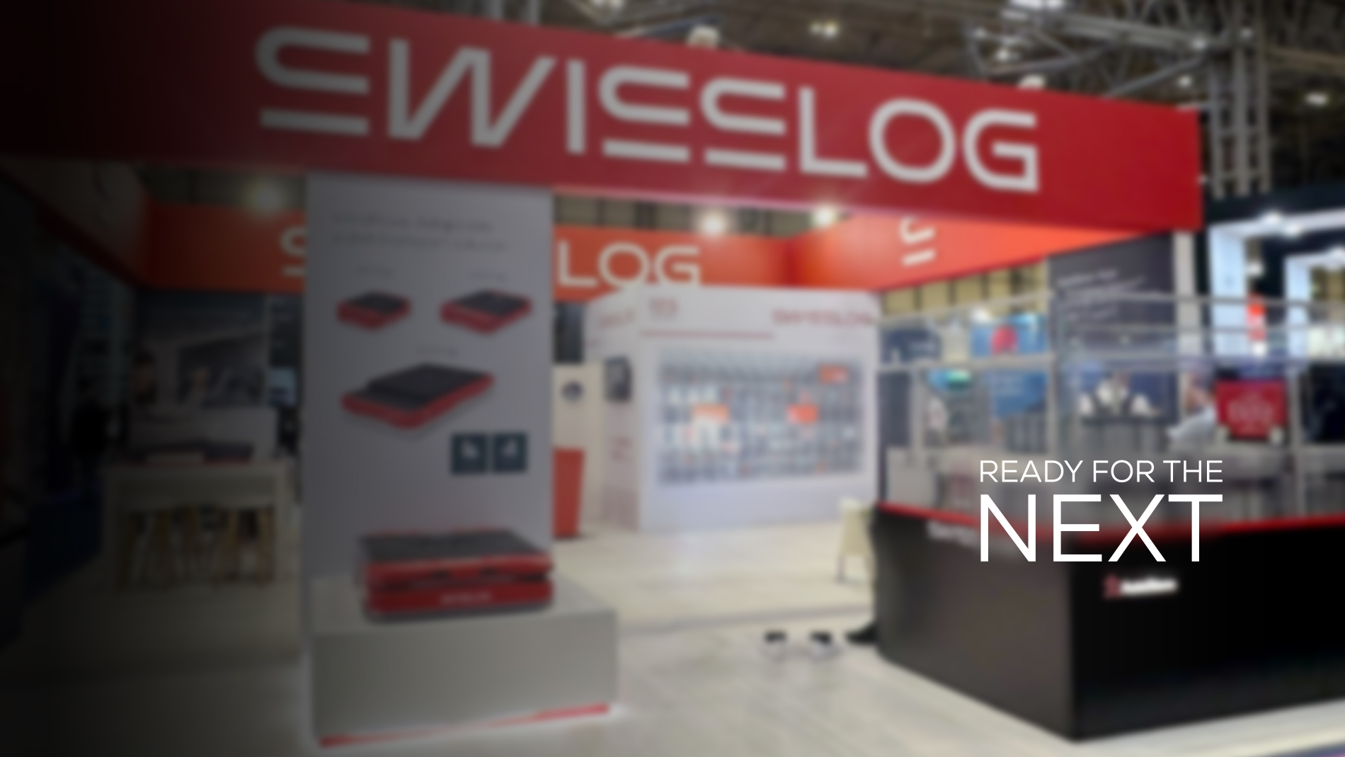 Swisslog booth at logistics automation trade show