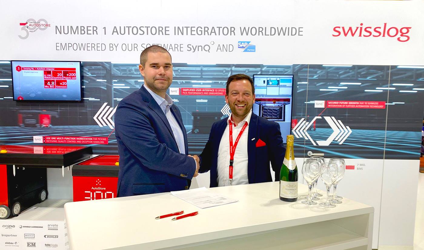 Swisslog and Barona sign new AutoStore project contract