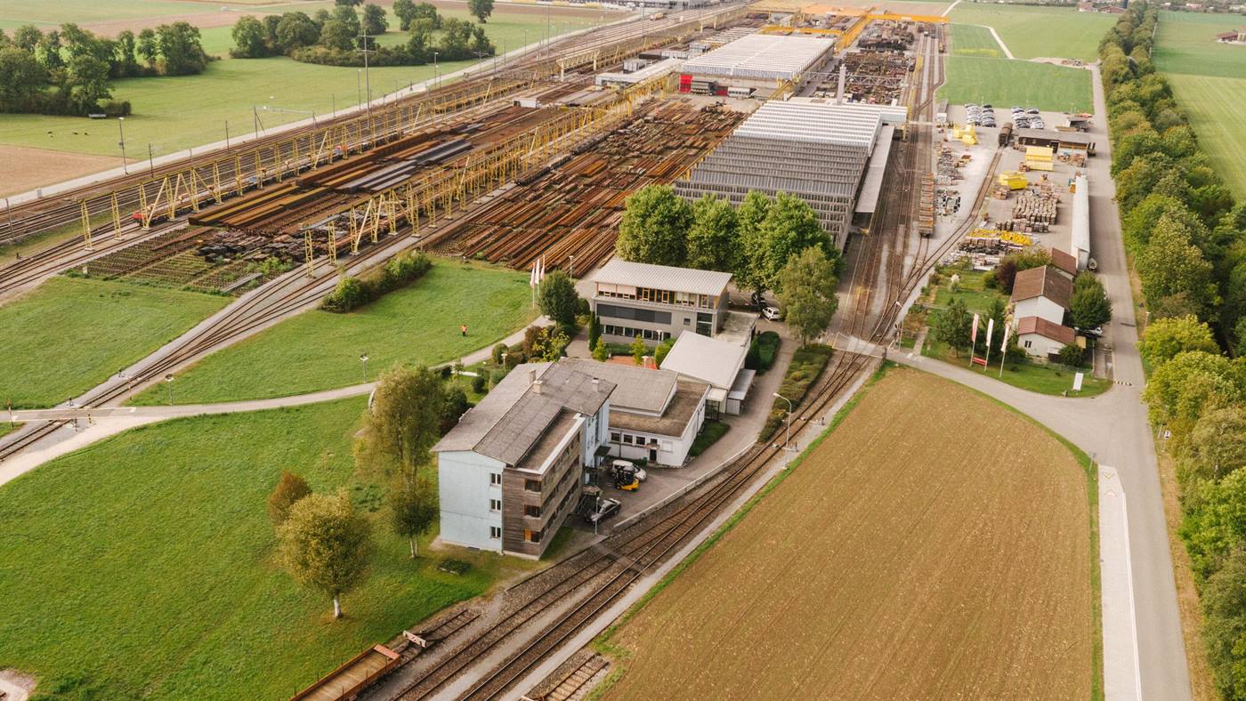 Drohnenaufnahme Cneter Haegendorf von SSB Bahntechnik