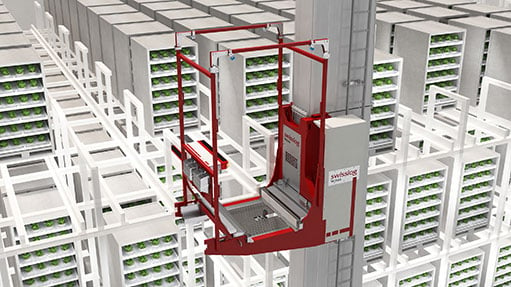 Vertical Farming Row Carrier