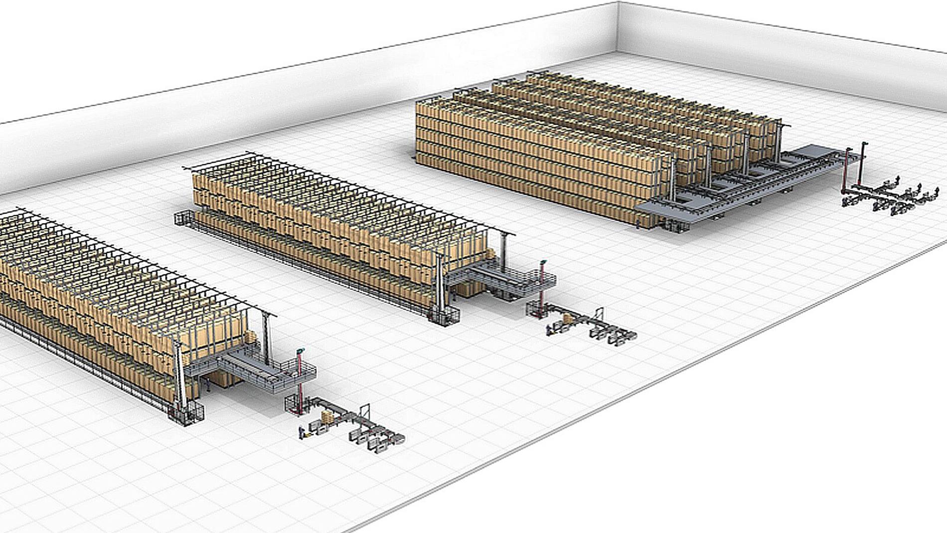 Swisslog Palettenlogistik für die temperaturgeführte Automatisierung bei Rewe