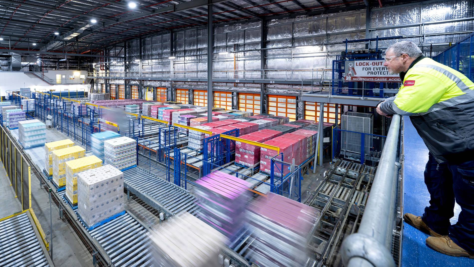 Treasury Wine Estate ProMove pallet conveyors
