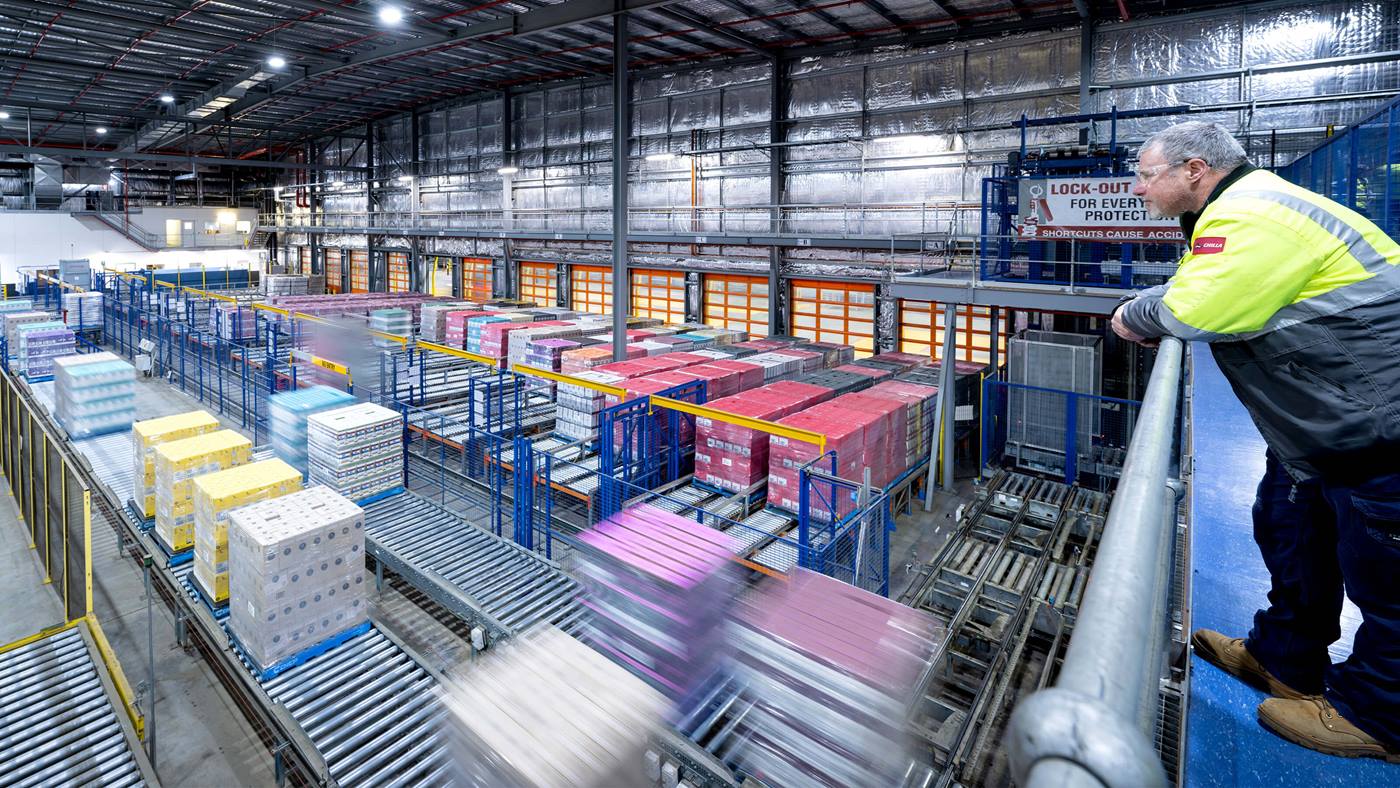 Treasury Wine Estate ProMove pallet conveyors