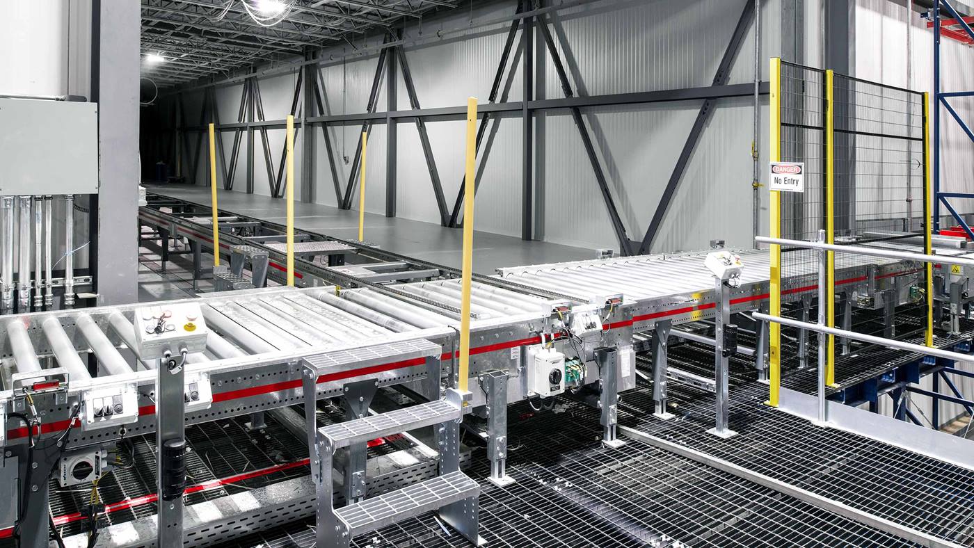 Swisslog ProMove pallent conveyor at US Cold Storage