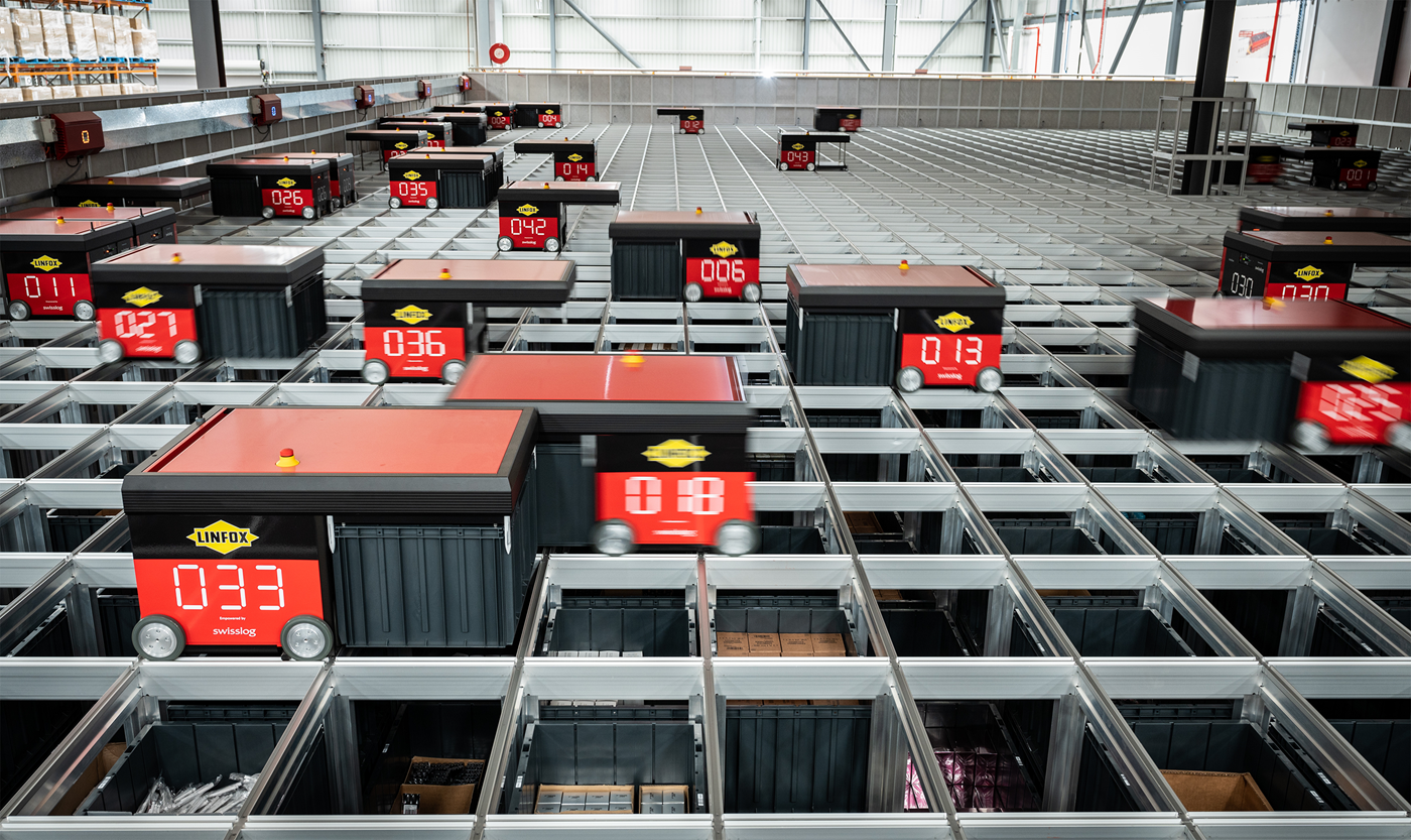 AutoStore automated logistics system Linfox Logistics Reference 