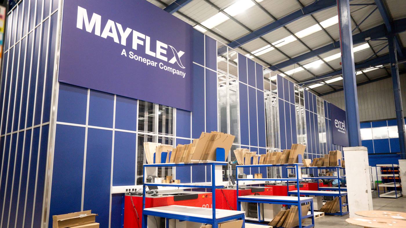 Swisslog AutoStore solution at Mayflex UK