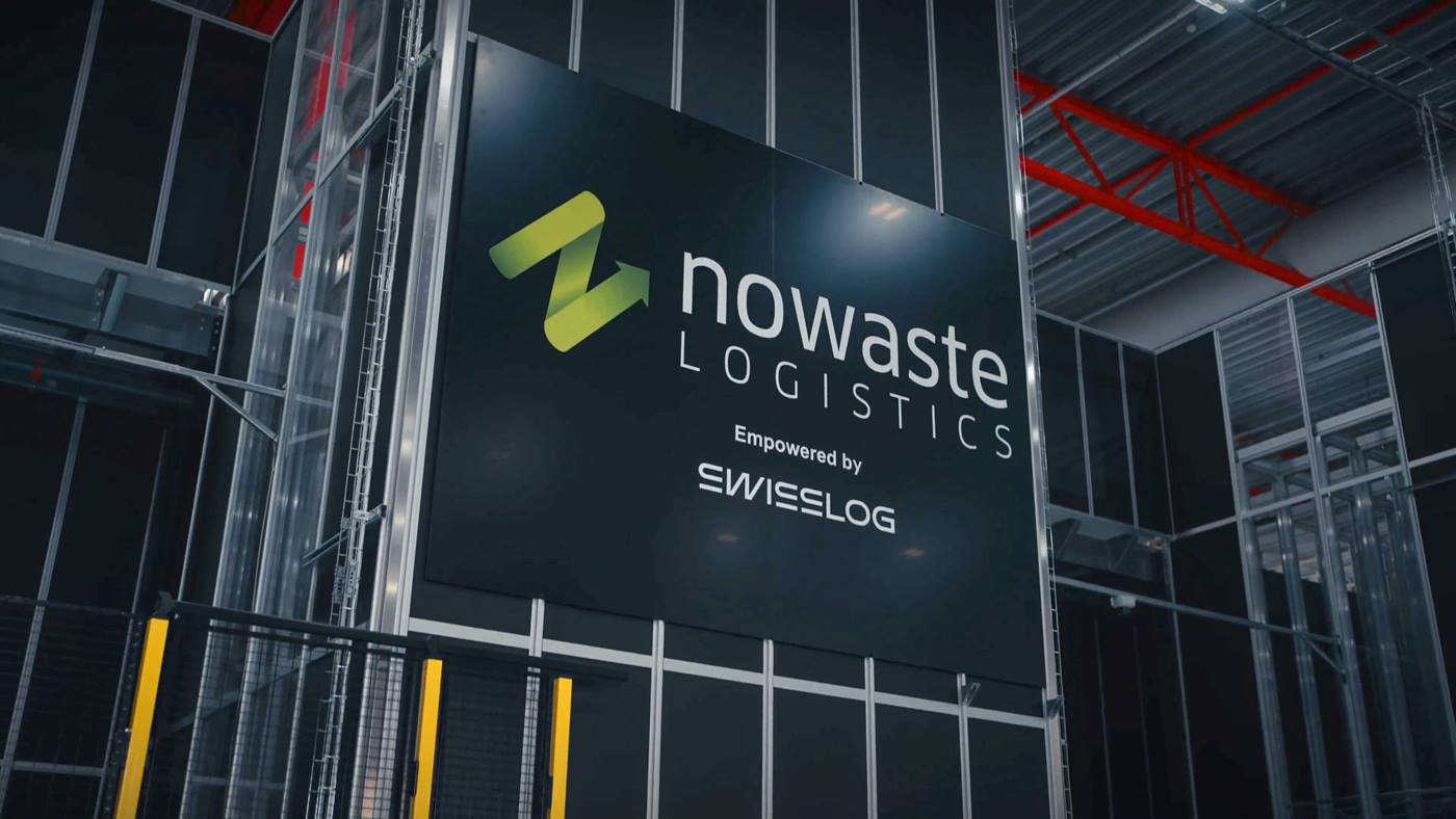 Nowaste Logistics automated warehouse facility powered by Swisslog intralogistics automation technology
