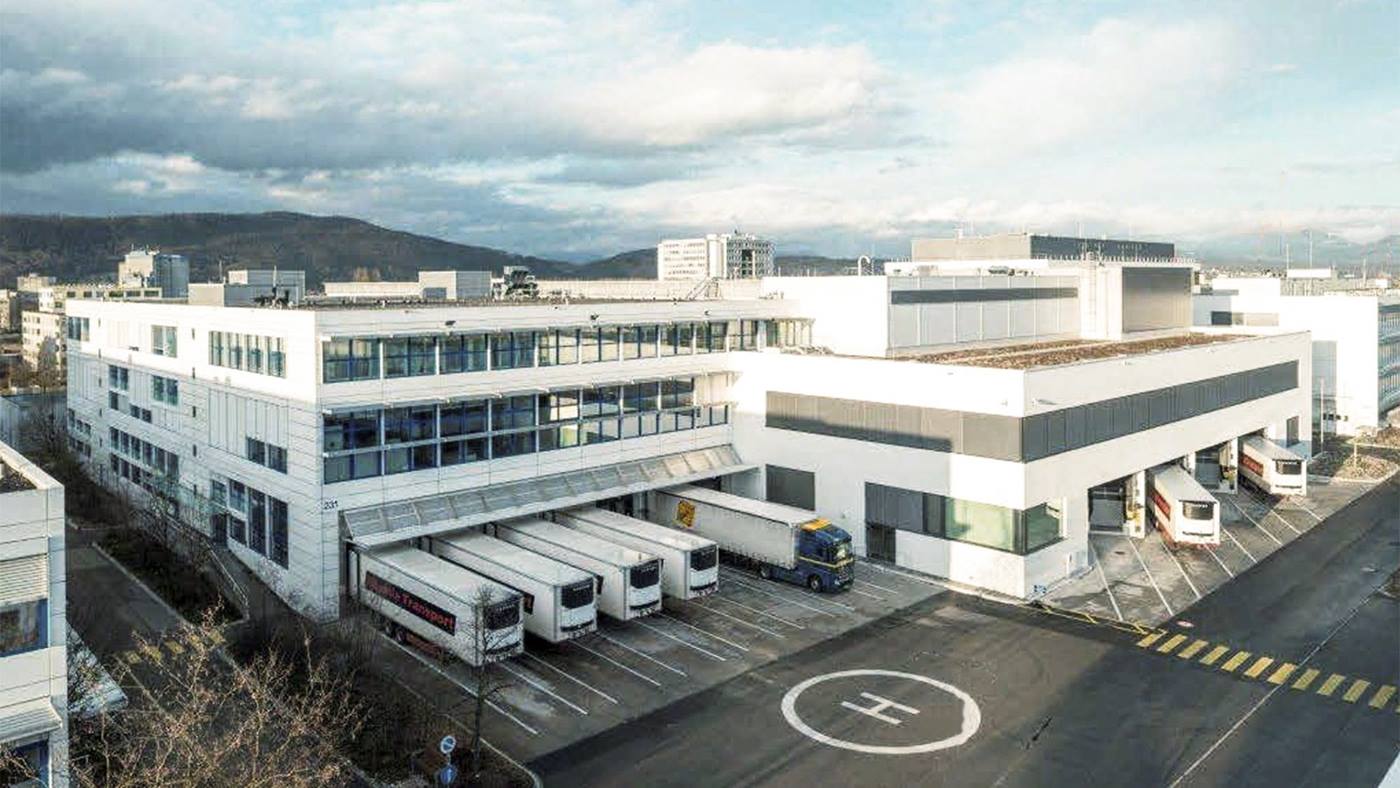 Roche's Logistik in Kaiseraugst, Schweiz