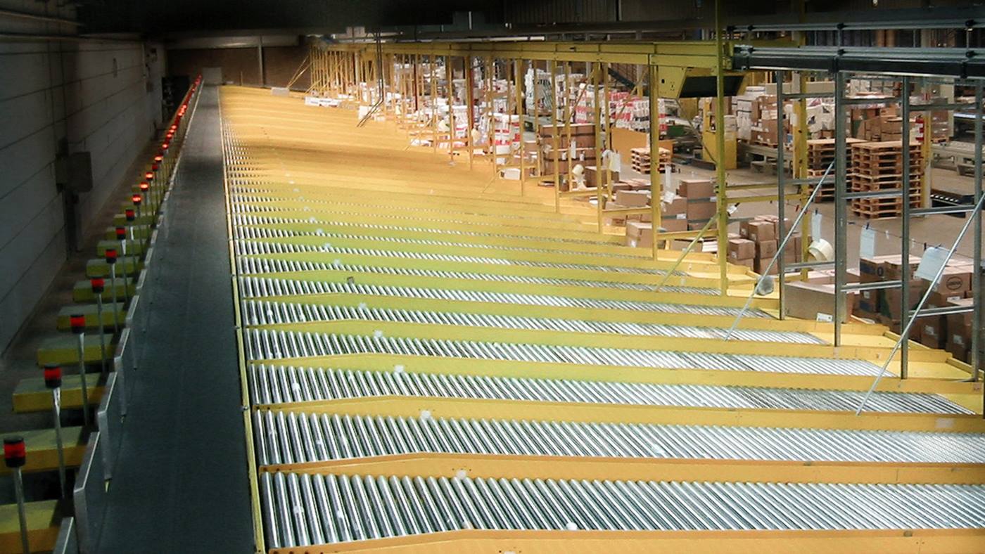 Abena’s warehouse product chutes