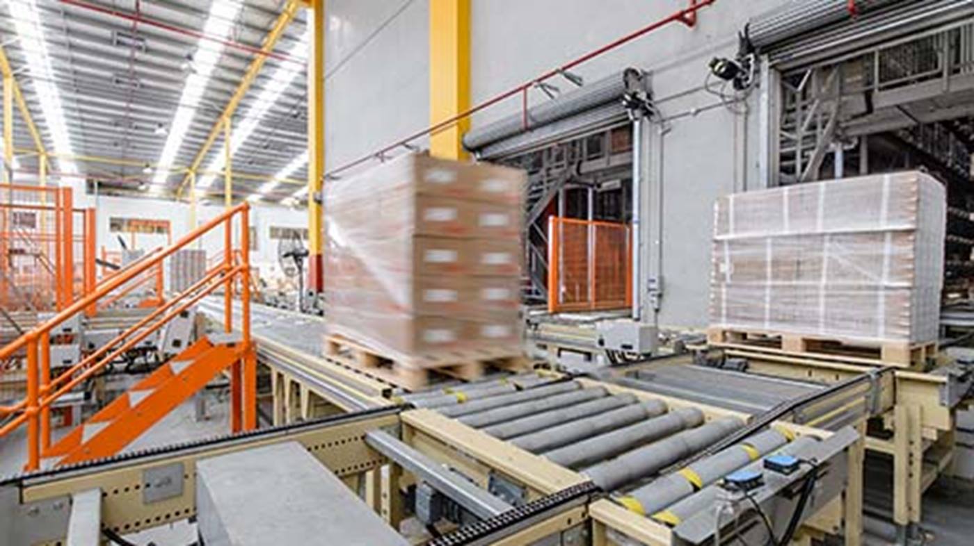 Swisslog's ProMove pallet conveyor efficiently moves pallets