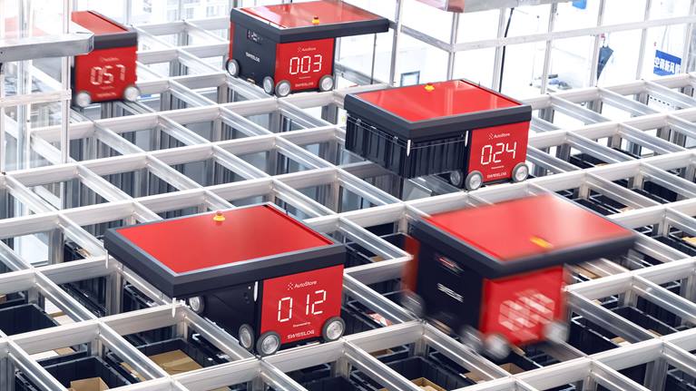 AutoStore ASRS solution empowered by Swisslog
