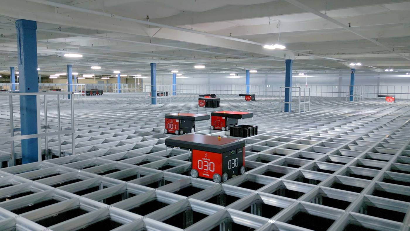 AutoStore ASRS system empowered by Swisslog for Master Electronics