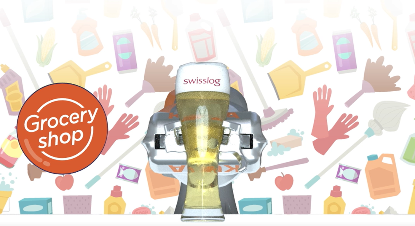 Meet Swisslog's robotic bartender at Groceryshop