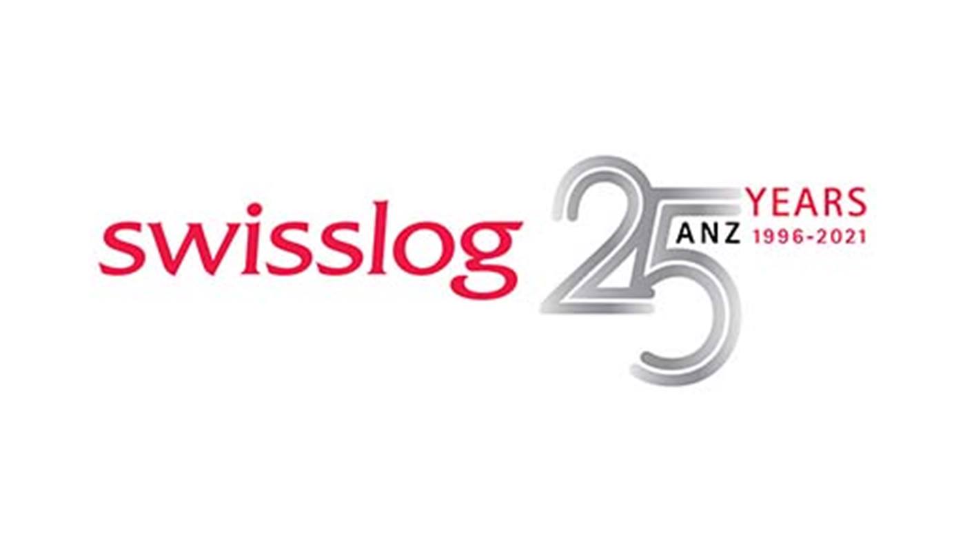 Swisslog 25th Anniversary logo