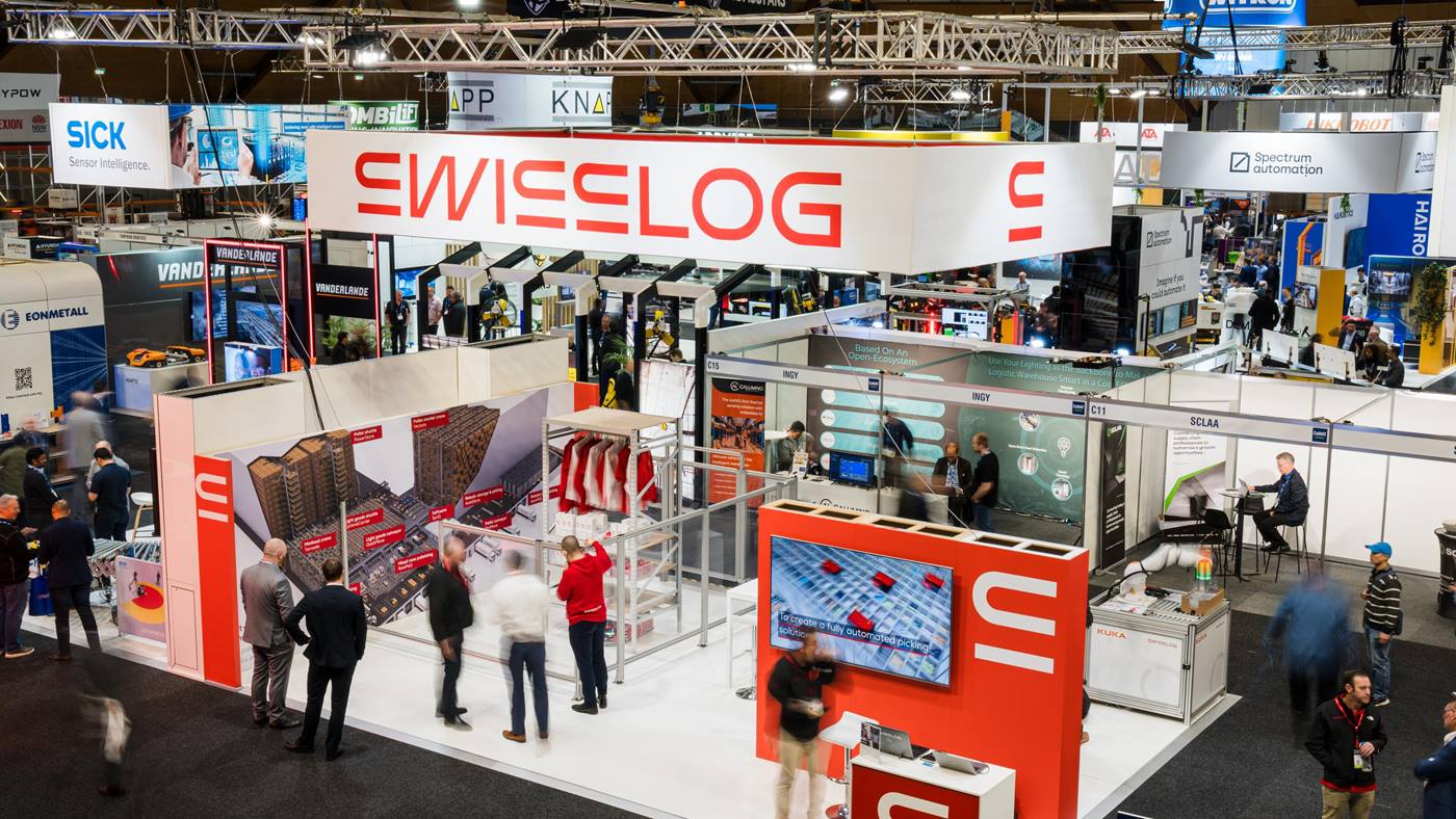 Swisslog's booth at CeMAT Australia