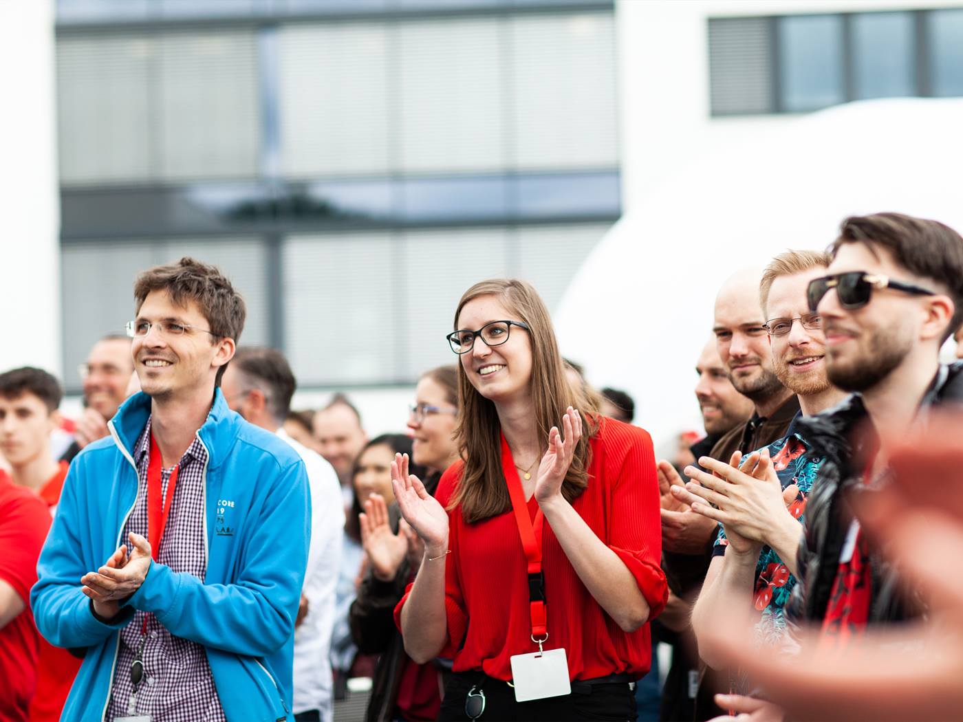 Swisslog Colleagues at the Dortmund Summer Party