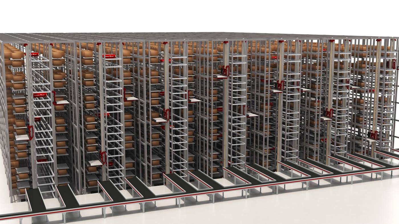 Automatisches Kleinteilelager mit Shuttle Technologie