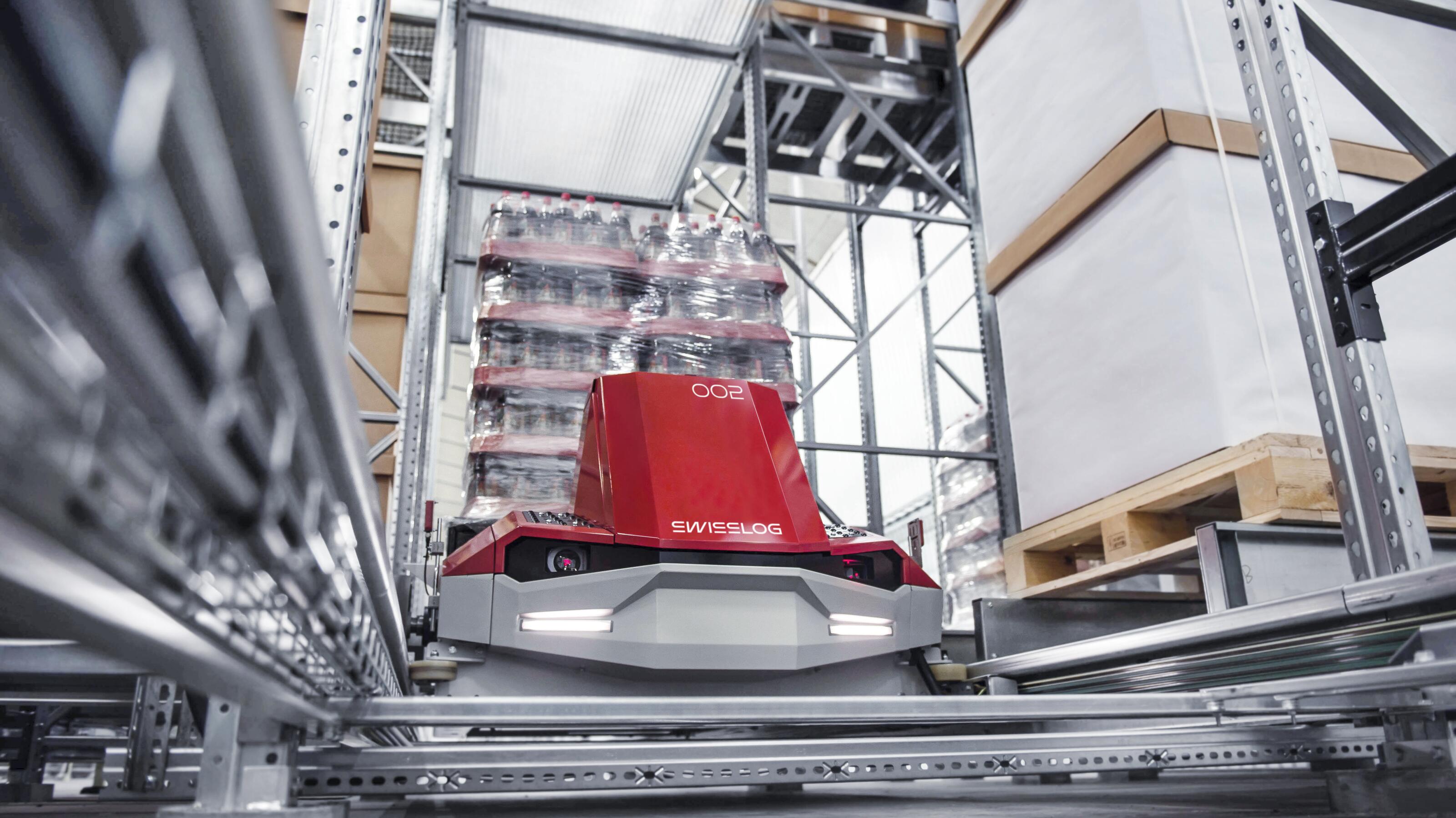 Swisslog PowerStore High density pallet shuttle system Swisslog
