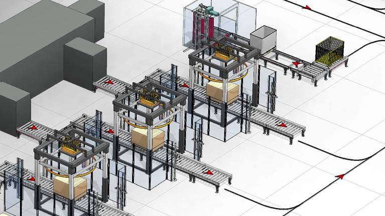Swisslog ist ein Anbieter für Fahrerlose Transport Systeme FTS