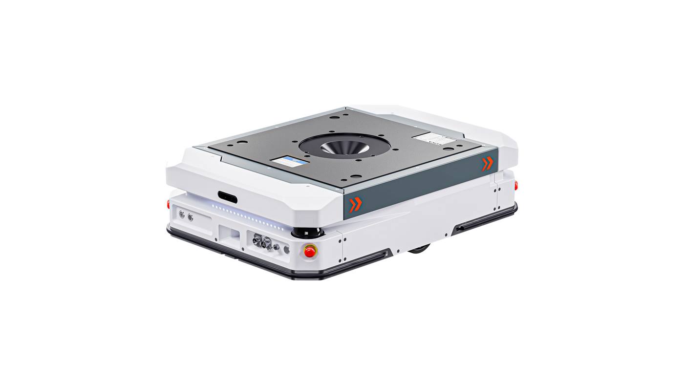 Automated top-loading mobile robot