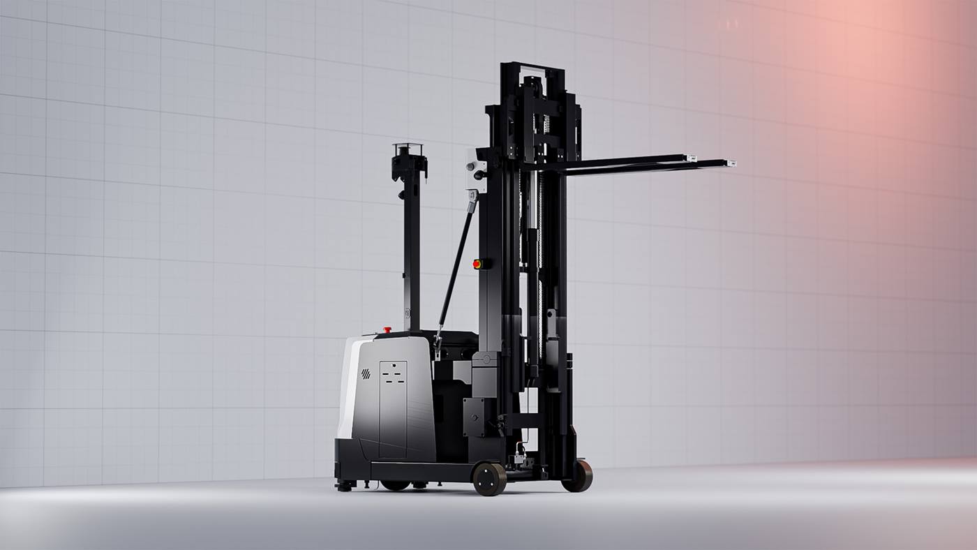 Automated mobile forklift