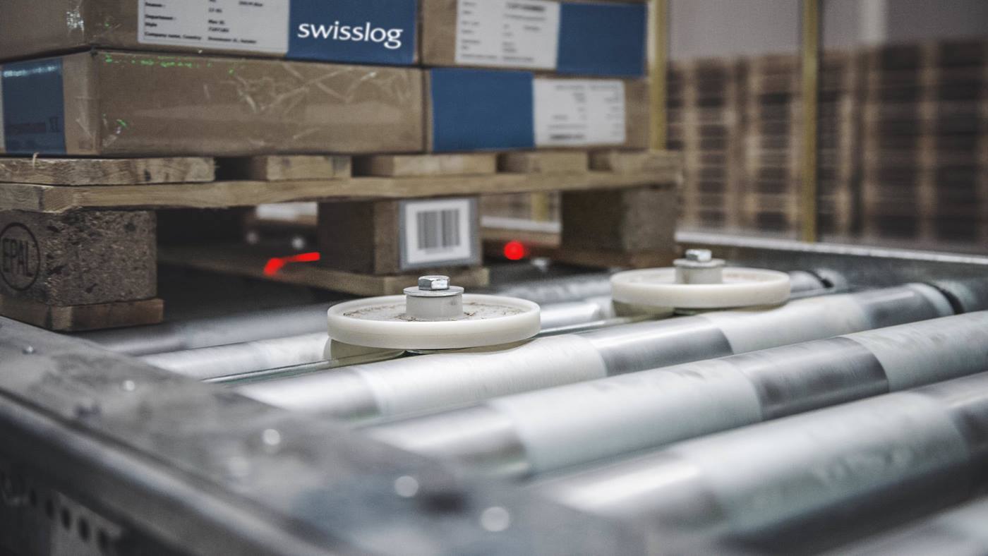 Hoge doorvoer van palletten