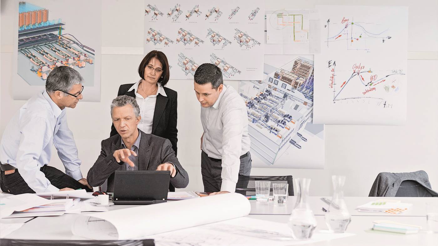 Detailanalyse, Konezptstudie, Architektur und Bau sind Kerndienstleistungen von Swisslog Logistics Automation.