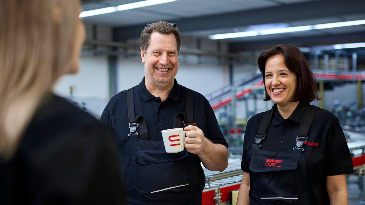 Swisslog logistics automation engineers in Dortmund technology center